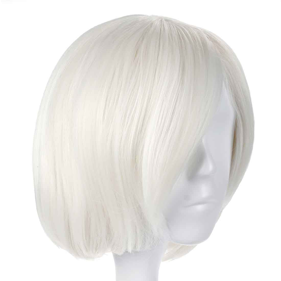 NieR: Automata - 2B (YoRHa Nr. 2 Typ B) - Cosplay Perücke Weiß - 25 cm - CoolChange