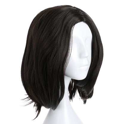 Alita: Battle Angel - Alita - Cosplay Perücke Dunkelbraun - 40 cm - CoolChange