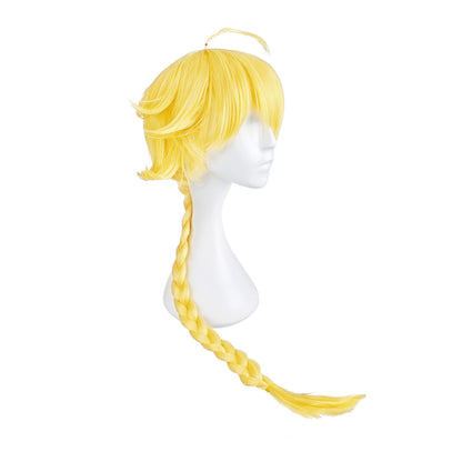 Genshin Impact - Aether - Cosplay Wig Blonde with Braid - 78 cm - CosplayStudio