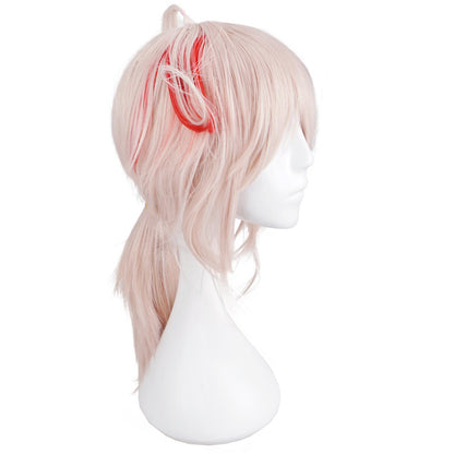 Genshin Impact - Kaedehara Kazuha - Cosplay Wig Light Pink with Red Streak - 45 cm - CosplayStudio