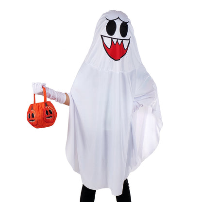 Ghost - Kids' Costume with Halloween Bag - One Size - CoolChange