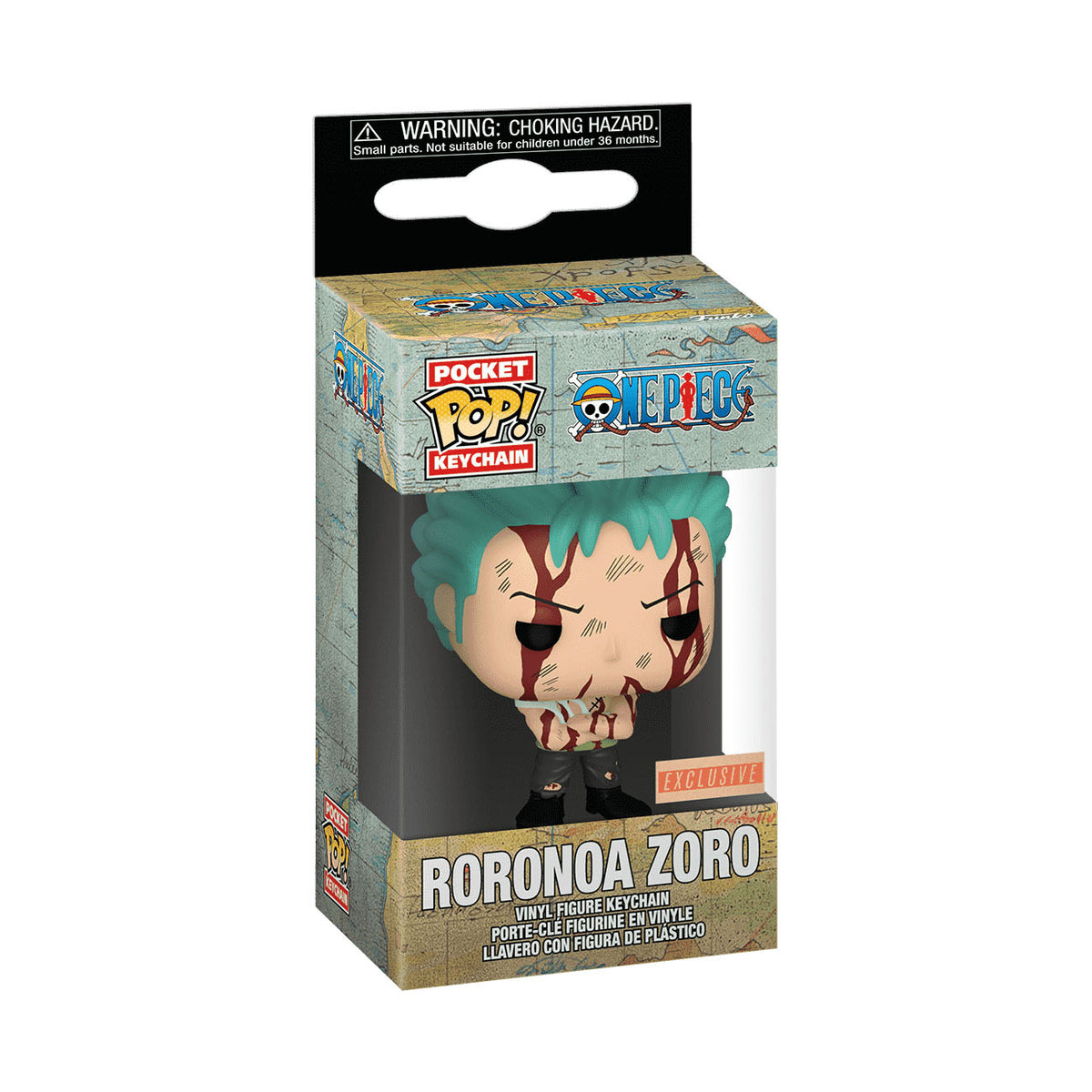 One Piece - Roronoa Zoro „Nothing Happened“ - Funko Pocket POP! Schlüsselanhänger - 10 cm - Funko