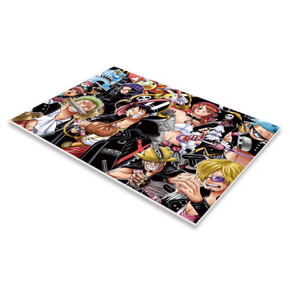 One Piece Film Red - Strohhut-Piraten - Wandbild auf Hartschaumplatte - 30 x 42 cm - CosplayStudio