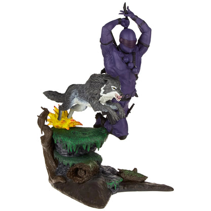 G.I. Joe Gallery PVC Statue Snake Eyes Animated DCD 40th Anniversary Previews Exclusive 25 cm