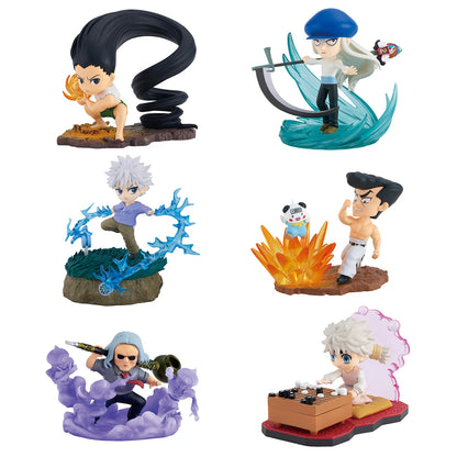 Re-Ment - Hunter x Hunter - DesQ Desktop Hunter 4 - Blindbox Figur - 6cm - 6er Set ganze Display