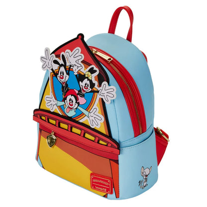 Animaniacs - Warner Bros. Tower - Loungefly Mini-Rucksack - Vegan-Leder