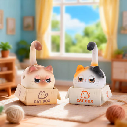 Meow Language - Small Incense Burner - Katzen-Räuchergefäß Blind Box - Einzelbox - 9,6 cm - Cat Box