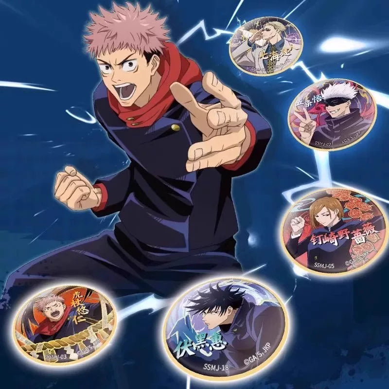 Jujutsu Kaisen - Sorcerer Gold-Traced Weißblech-Badge (Blind Pack) - Einzelpack - Kayou / MediaLink
