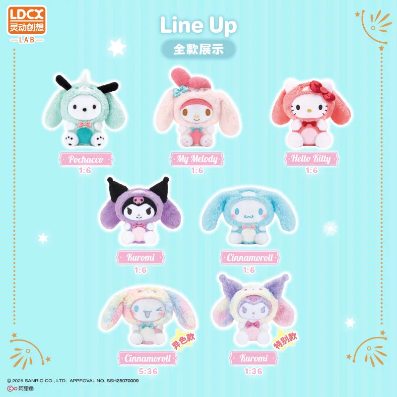 Sanrio Characters: Overjoy Series - Plüsch-Figur / Anhänger Blind Box - Einzelbox - 15cm - LDCX