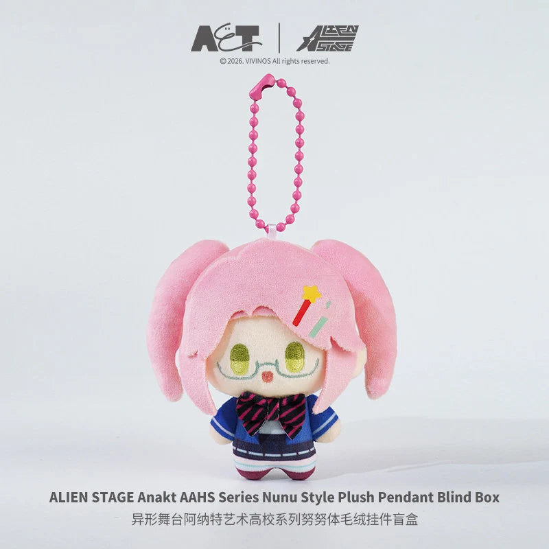 Alien Stage - Anakt Art High School - Nunu Plüschanhänger - Blindbox - Einzelbox - ca. 10 cm - AET