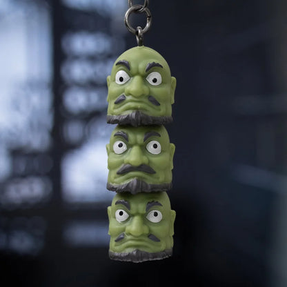 Chihiros Reise ins Zauberland - Kashira - 3D-Schlüsselanhänger - 1,9 x 1,8 x 5,4 cm - Benelic