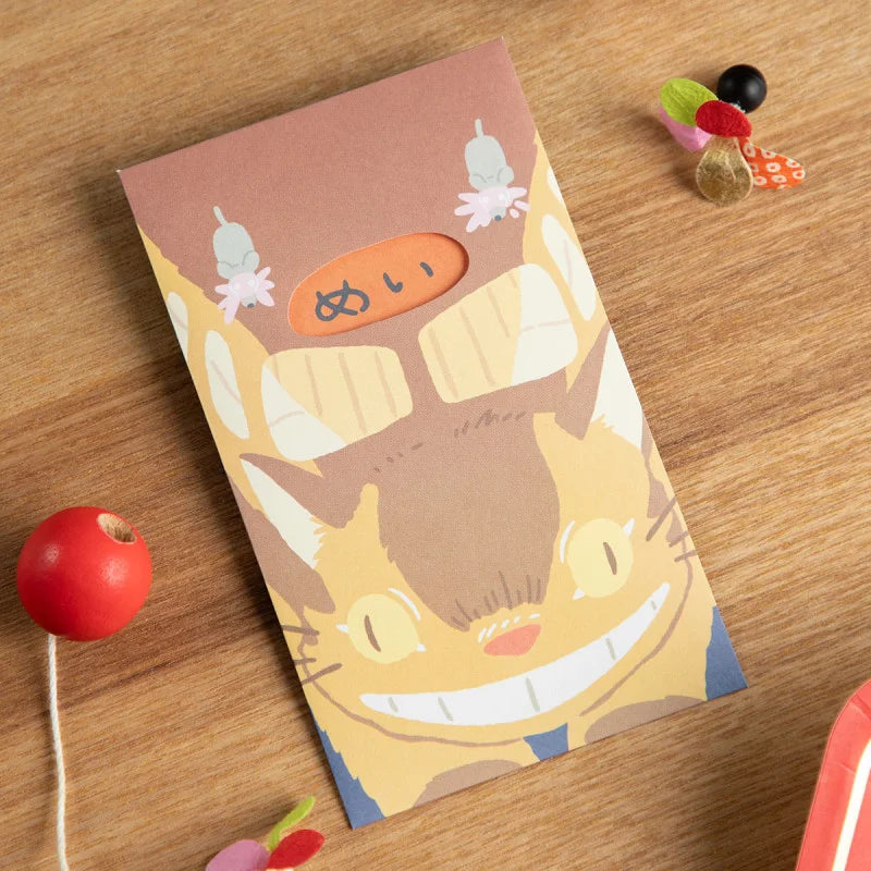 Mein Nachbar Totoro - Katzenbus - Briefset mit 3 Umschlägen - 11 x 6,5 cm - MOVIC