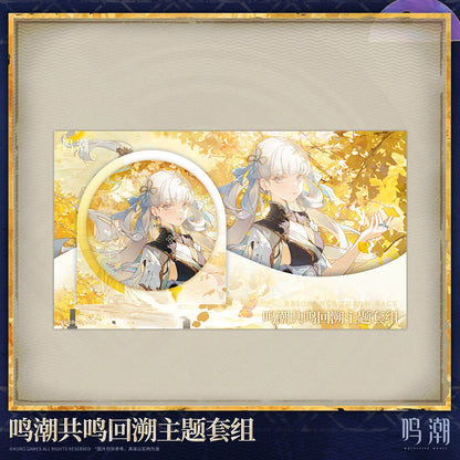 Wuthering Waves - Jinhsi (Resonance Throw-Back) - Button & Glitzerkarte Set - 75 mm - KURO GAMES