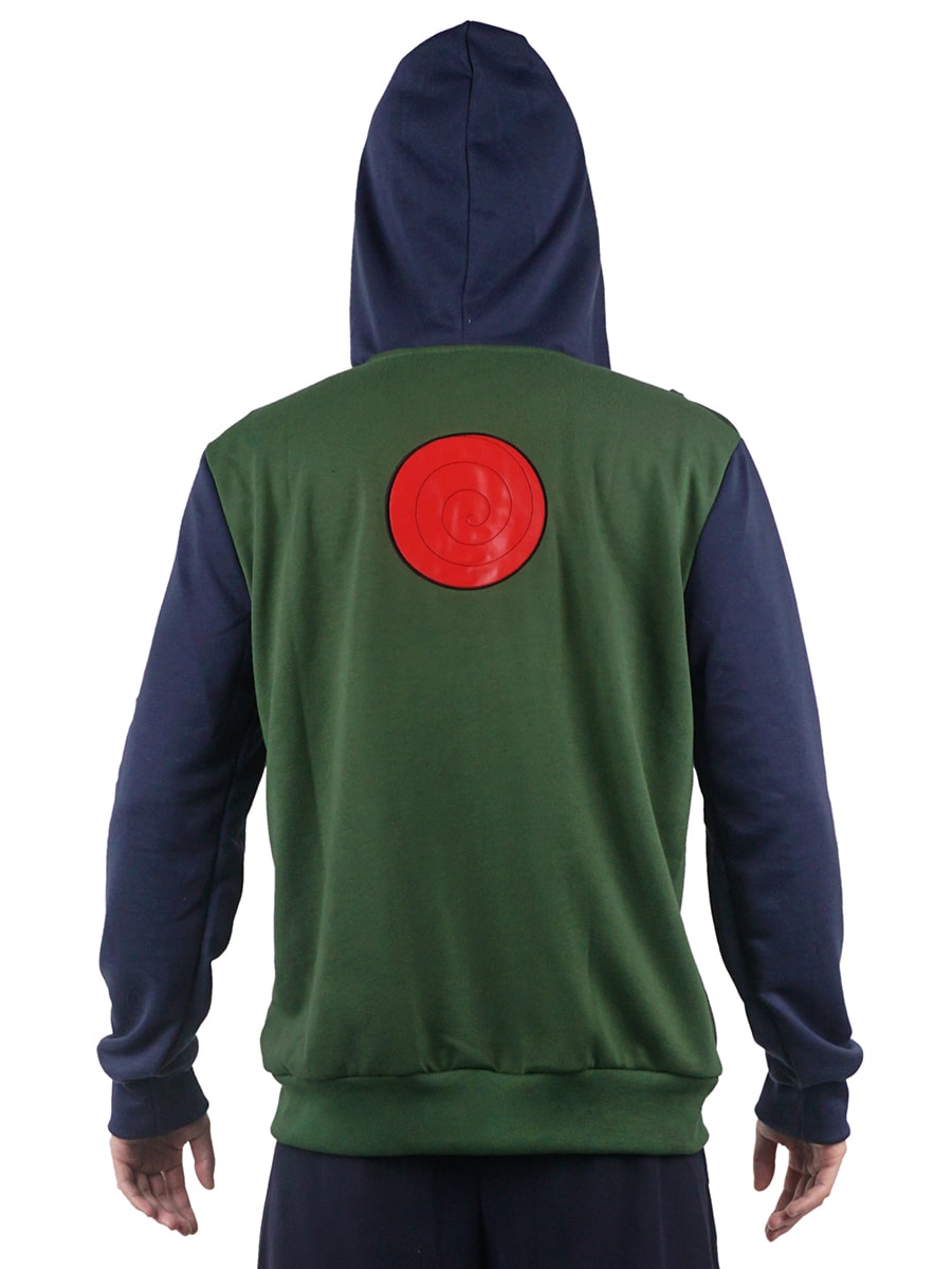 Zip Hoodie von Kakashi Hatake, Pullover im Shinobi-Uniform Design, Größen: S - L