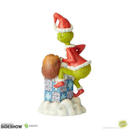 Der Grinch - Grinch klettert in den Schornstein - Figur - 23 cm - Enesco