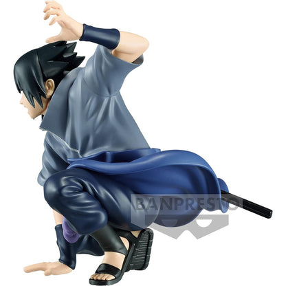 BANDAI Sasuke Uchiha mit schwarzer Schlange Aoda, Naruto Shippuden Sammelfigur, 9 cm