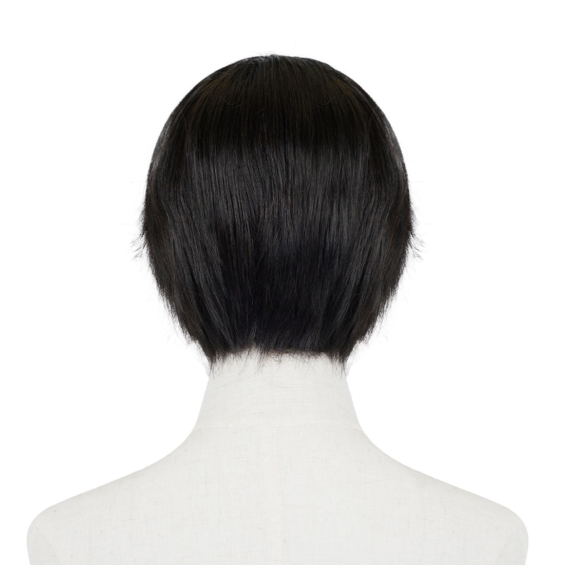 Cosplay Perücke von Levi Ackerman für Attack on Titan Fans, Schwarz