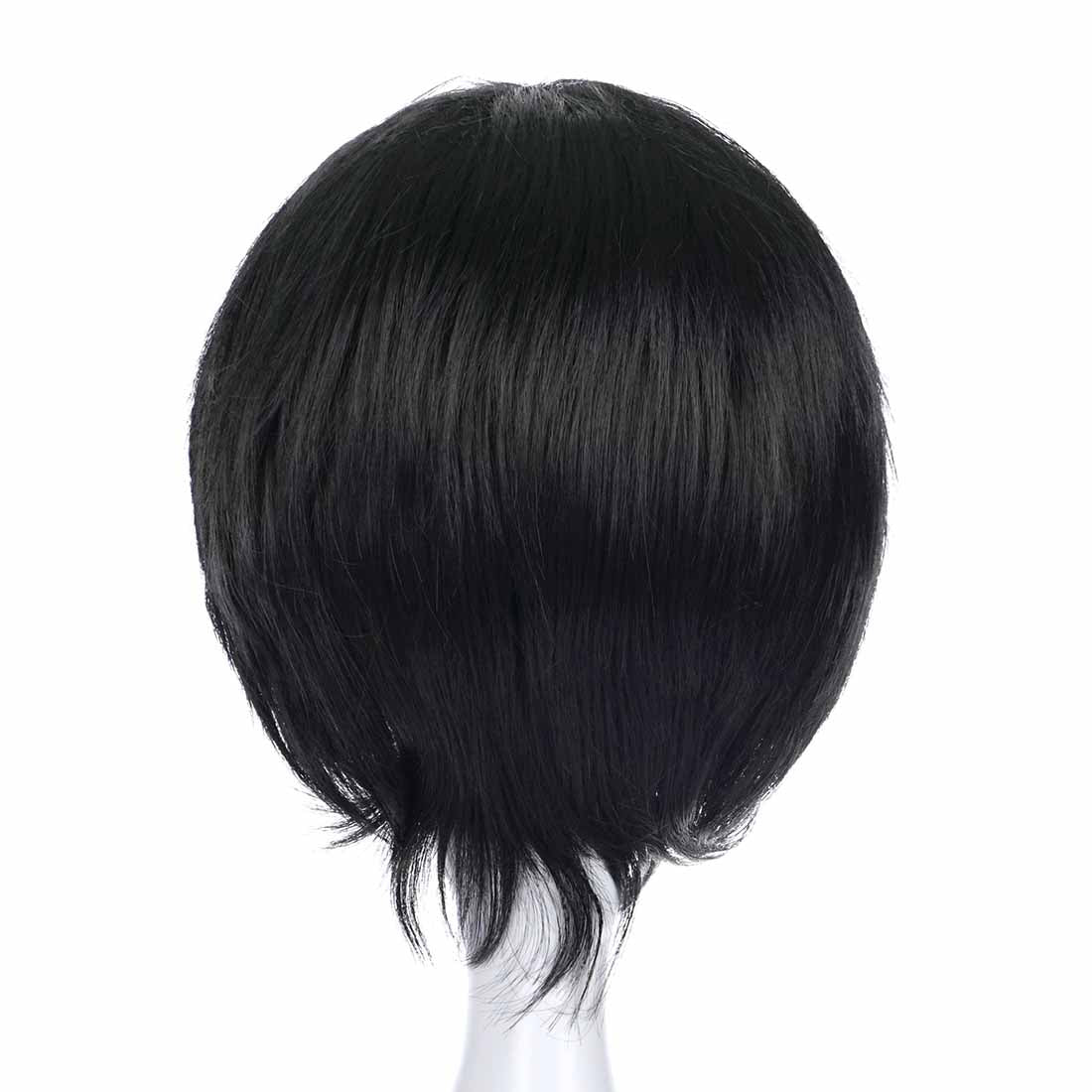 Cosplay Perücke von Monkey D. Ruffy für One Piece Fans, Schwarz