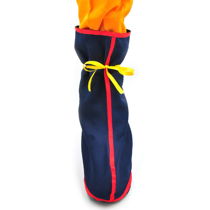 Cosplay Überschuhe von Son Goku, Überzieher mit Klettverschlüssen für Kostüm