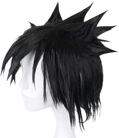 Cosplay Perücke von Sasuke Uchiha für Shinobi Kostüm, Schwarz