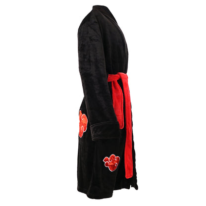 Kuscheliger Akatsuki Bademantel mit aufgenähten Wolken, Größen: M - L
