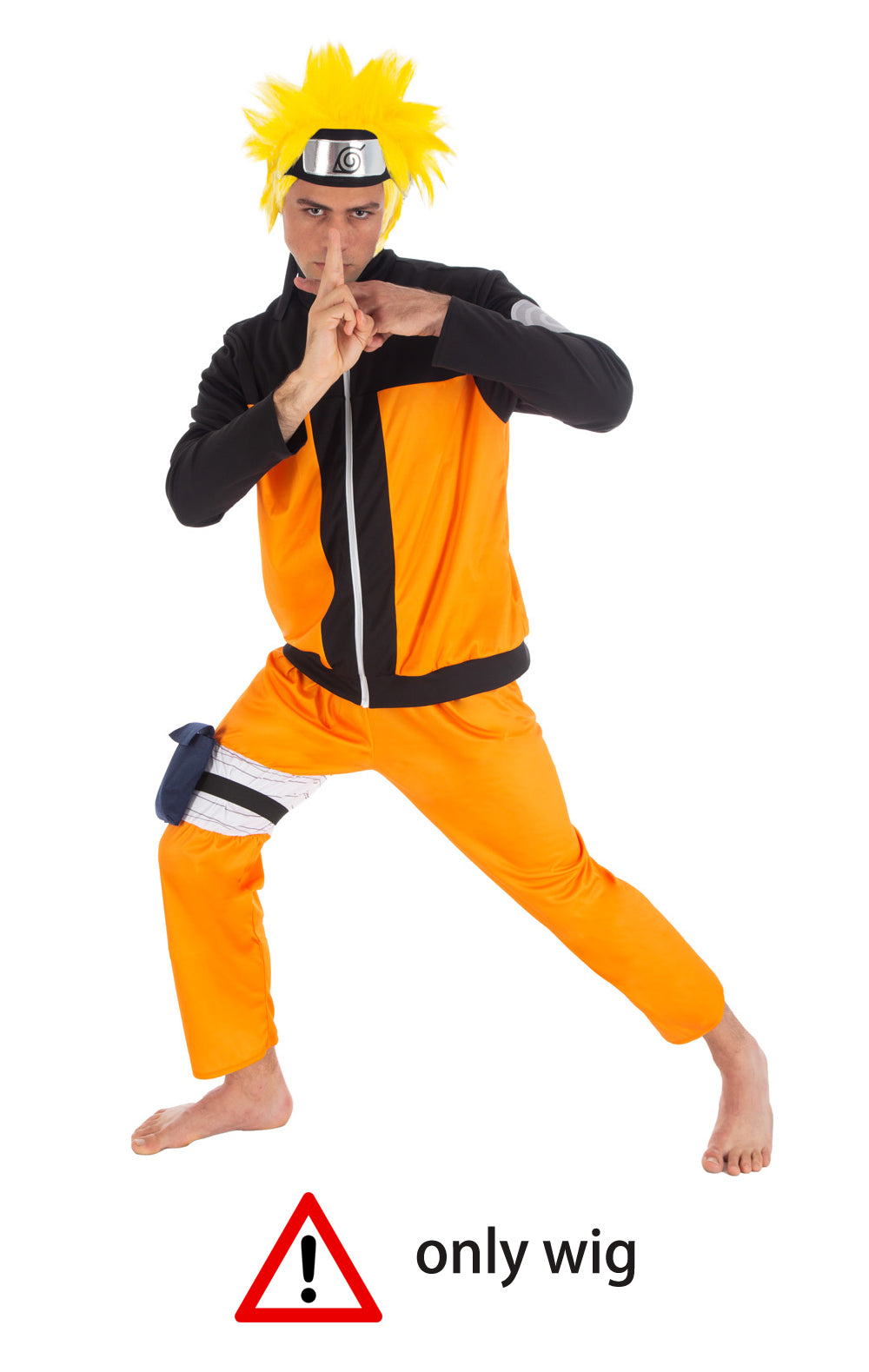 Naruto Shippuden Cosplay Perücke von Naruto Uzumaki, Gelb