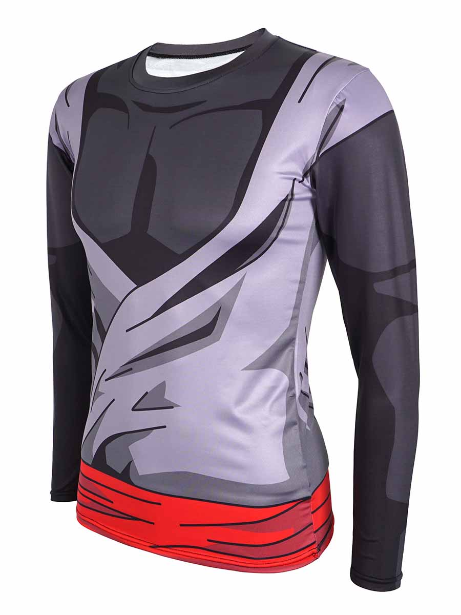 Goku Black Cosplay Langarmshirt für Dragon Ball Super Fans, Größen: S - L