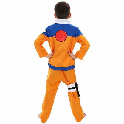 Genin Kinderkostüm für Naruto Fans, Uzumaki Ninja Kinder Kostüm, Größen: 110 - 140
