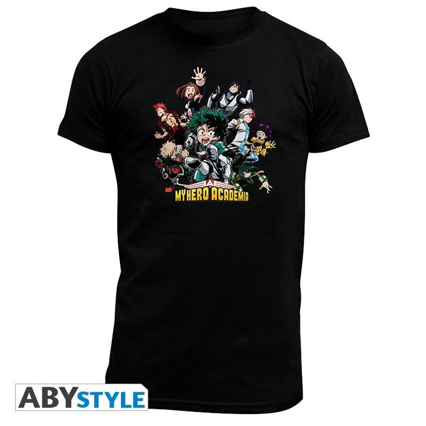 MY HERO ACADEMIA - Tshirt "Heroes" man SS black - basic XXL