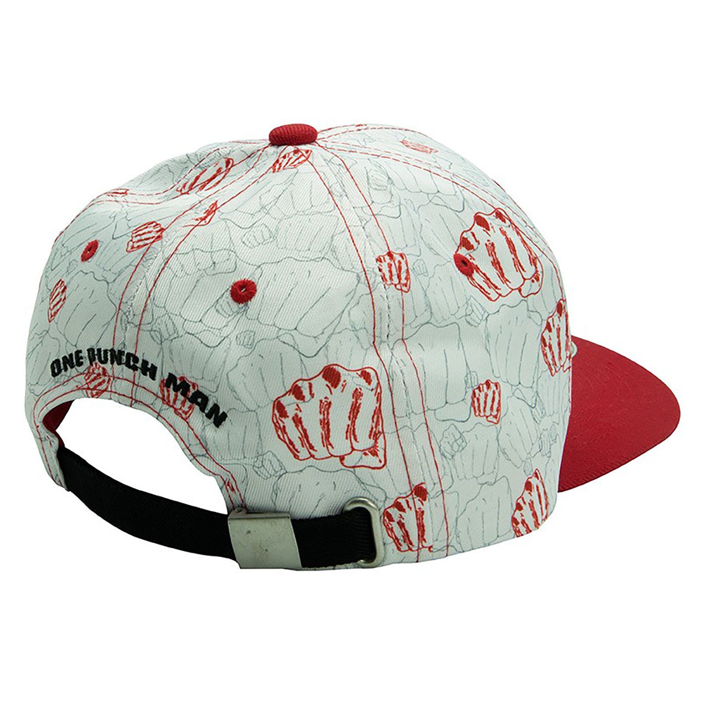 ONE PUNCH MAN - Snapback Cap - Beige & Red - Punches