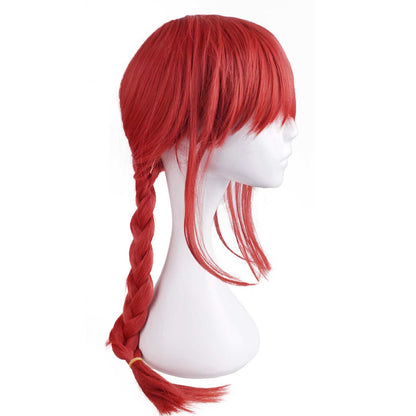 Makima Perücke für Chainsaw Man Fans, Kontrollteufel Cosplay Wig, Rot, 61cm