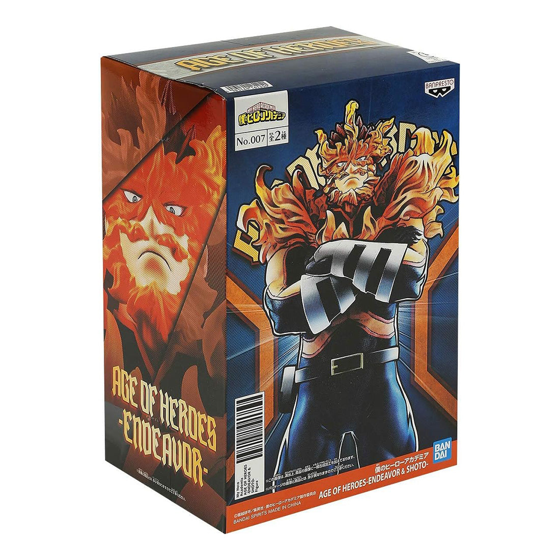 My Hero Academia - Endeavor - Age of Heroes Figur - 19cm - Bandai Banpresto