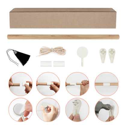 Demon Slayer Rollbild, Kimetsu no Yaiba Kakemono, Tanjiro und Säulen Wandbild, Anime Deko, 120x40cm