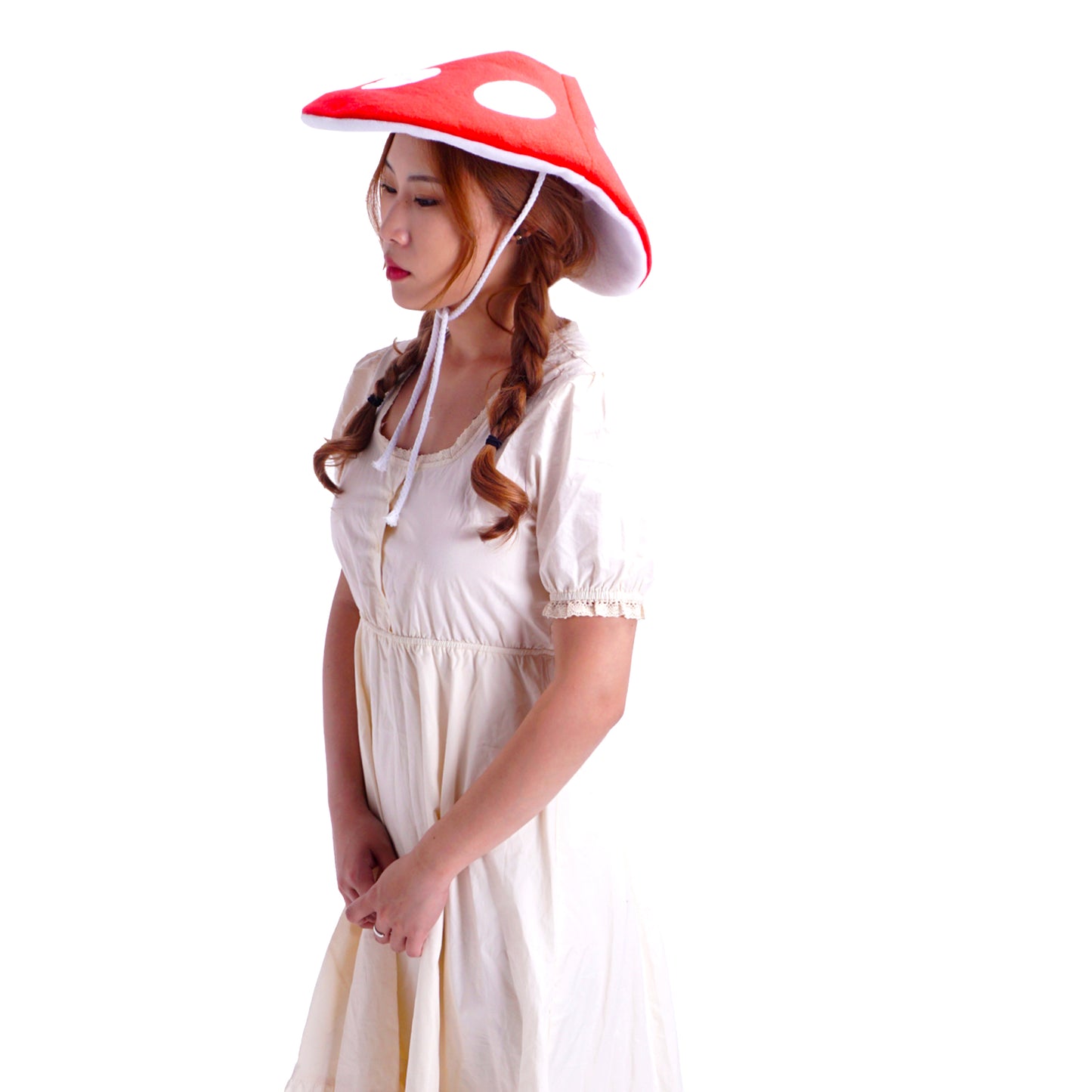 Superpilz Hut für Erwachsene, Witzige Fliegenpilz Mütze, Partyhut für Pilz Kostüm