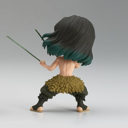 BANDAI Q posket Inosuke Hashibira mit Schwertern, Demon Slayer Kimetsu No Yaiba Sammelfigur, 13 cm