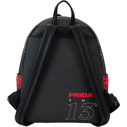 Loungefly FRIBK0014 WARNER BROTHERS FRIDAY THE 13TH I HEART HORROR MINI BACKPACK