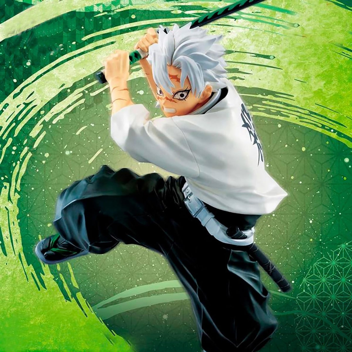 BANDAI Sanemi Shinazugawa Vibration Stars, Demon Slayer  Kimetsu no Yaiba Sammelfigur, BP89361P, 14 cm