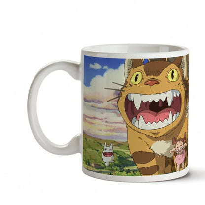 SEMIC Mug Ghibli 02 - Nekobus & Totoro - My Neighbor Totoro 340 ml Ceramic