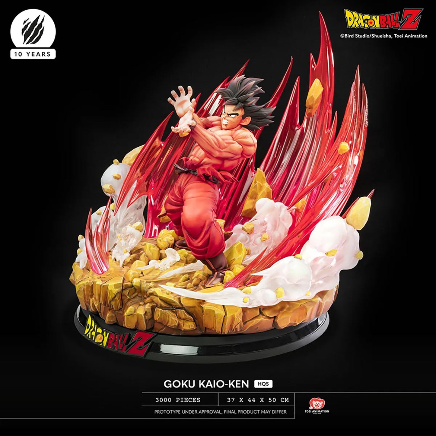 TSUME Son Goku bei Kaioken, Dragon Ball Z Sammelfigur, 50 cm