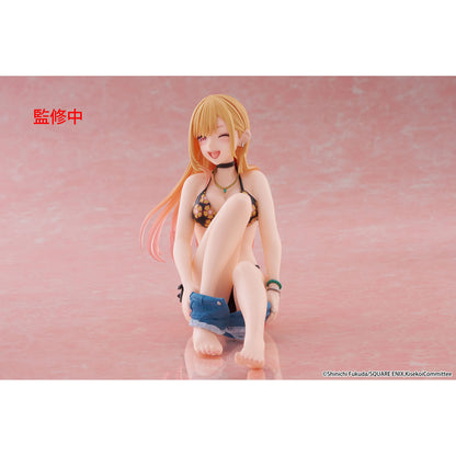 Taito My Dress-Up Darling PVC Statue Desktop Cute Figure Marin Kitagawa Measured Swimsuit Ver. 13 cm