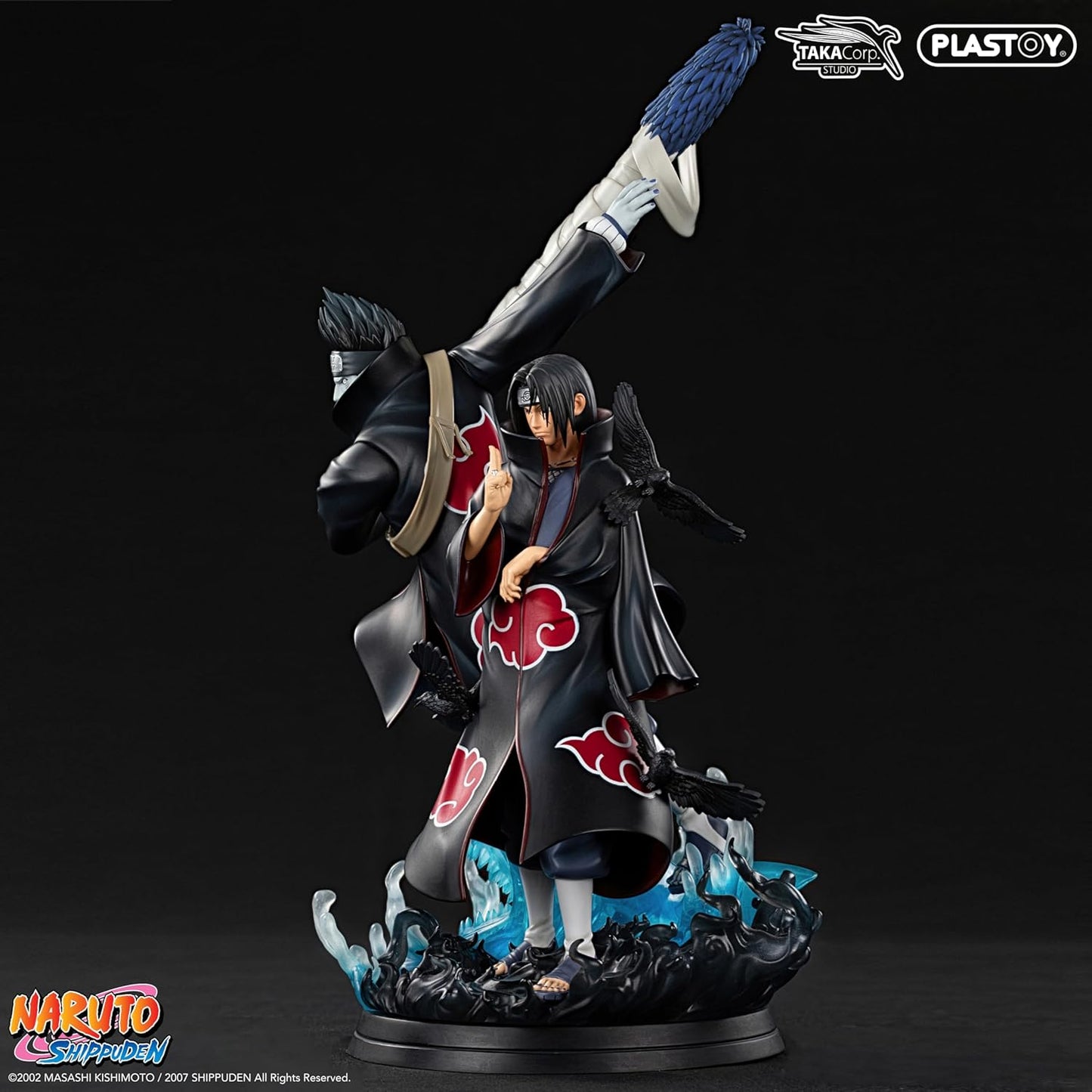Taka Corp Itachi & Kisame mit Akatsuki-Mänteln, Naruto Shippuden Sammelfigur, 30 cm