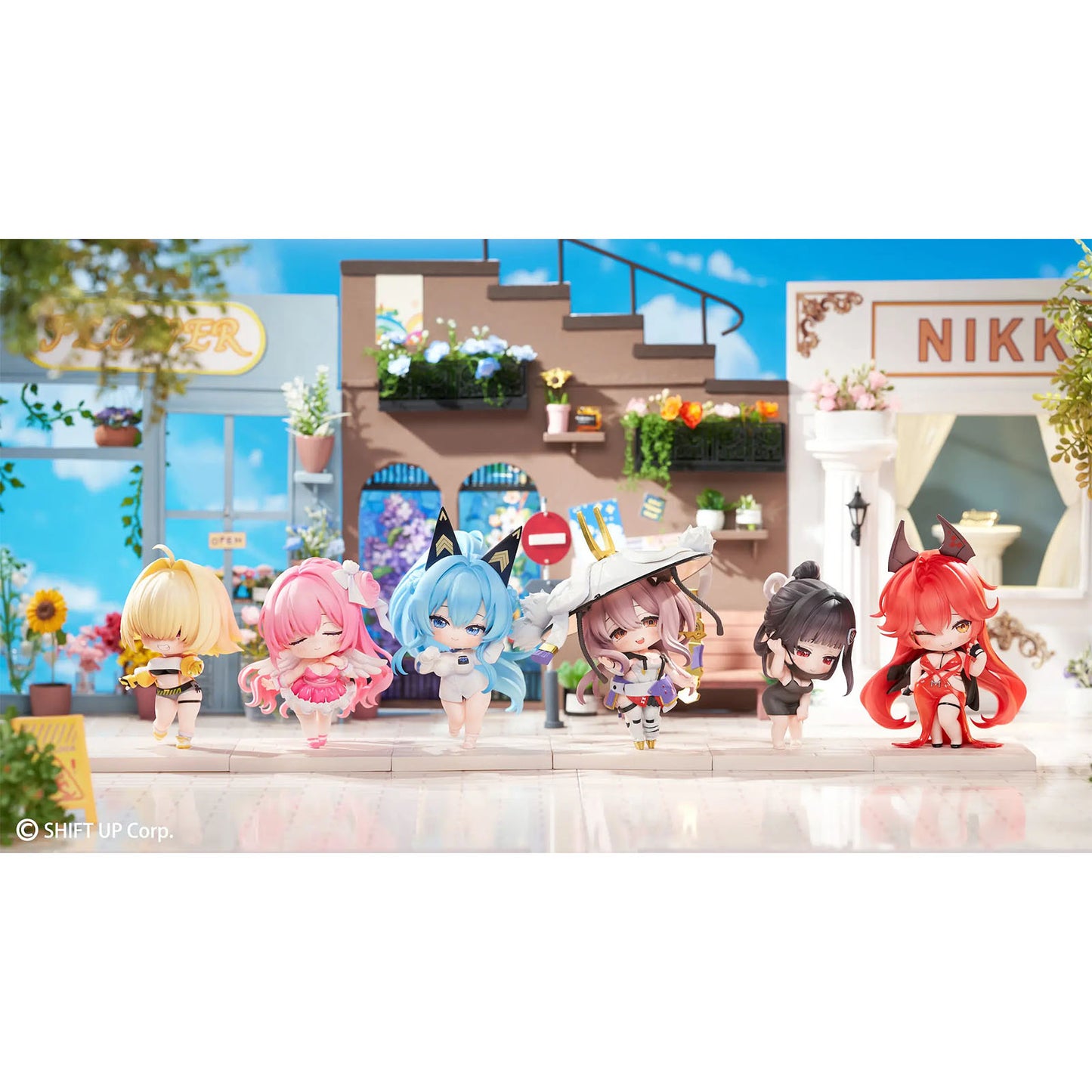 Nikke SAC Series Mini-Figuren 6er-Pack Chibi Vol. 2 10 cm