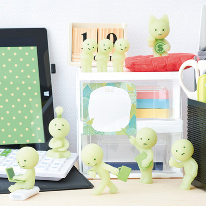 Smiski leuchtende Figure| Glow in the dark | At Work Series  | Blind Box- (12)-(1)