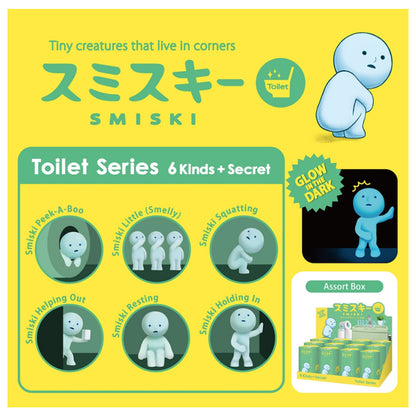 Smiski leuchtende Figure| Glow in the dark | Toilet Series  | Blind Box- (12)-(1)