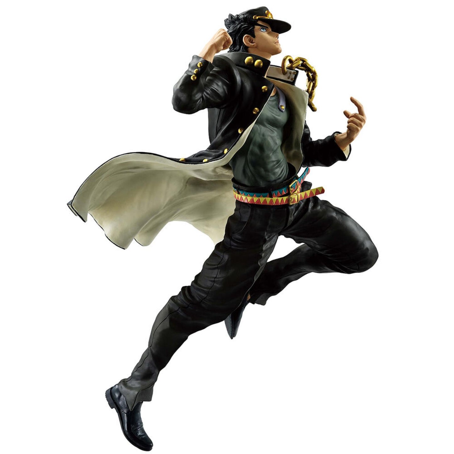 BANDAI Jotaro Kujo mit Mantel | JoJo’s Bizarre Adventure Sammelfigur | 26 cm