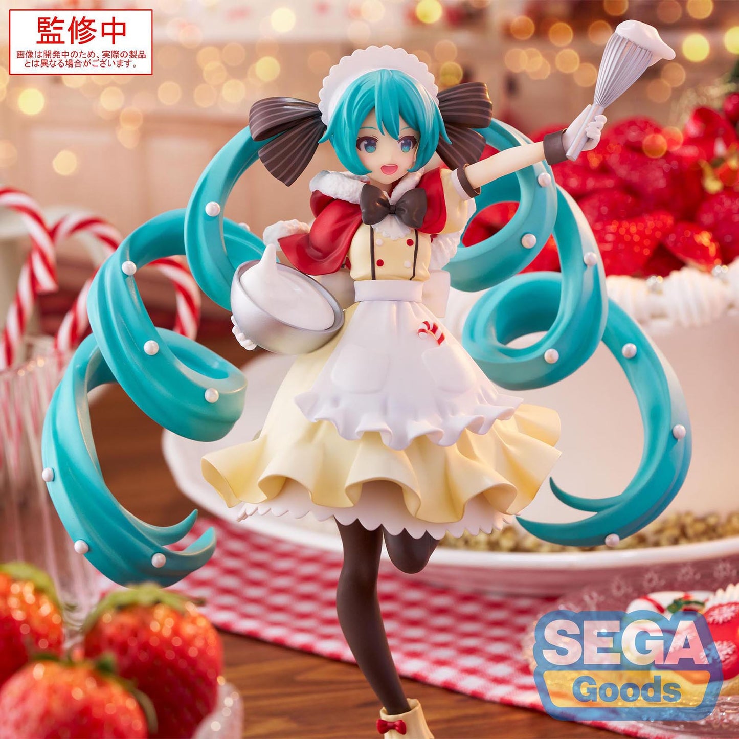 Vocaloid - Hatsune Miku Christmas Figur - 20cm - SEGA Luminasta
