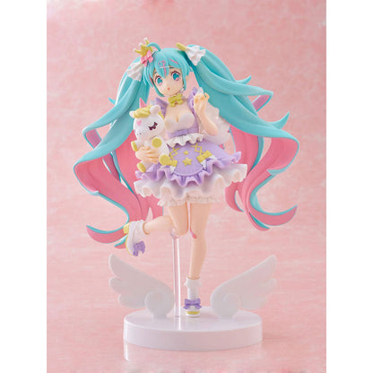 Vocaloid - Hatsune Miku - Yumekawa Princess (Lavender Ver.) - Tenitol Statue - 21cm - FuRyu
