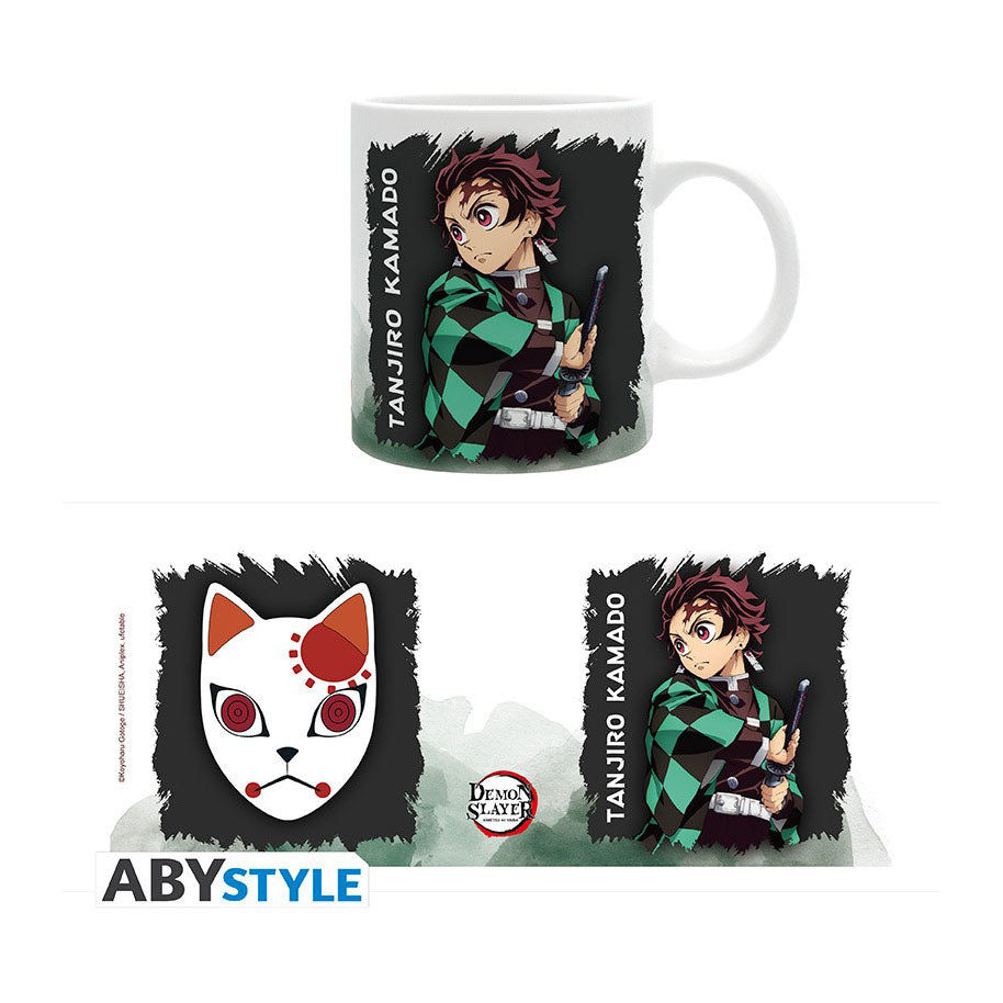 Demon Slayer: Kimetsu no Yaiba - Tanjiro & Fuchsmaske - Keramik Tasse - 320ml - ABYstyle