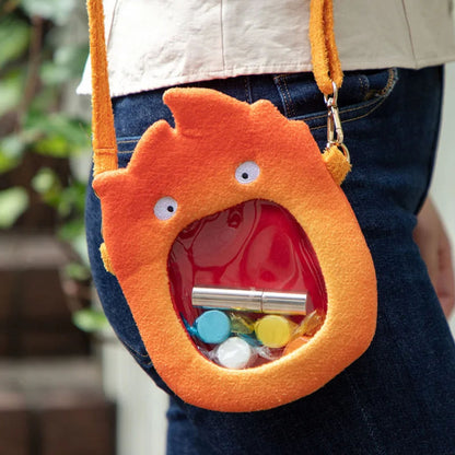Howl's Moving Castle - Calcifer - Handtasche / Hangbag - 20x15cm - Ensky