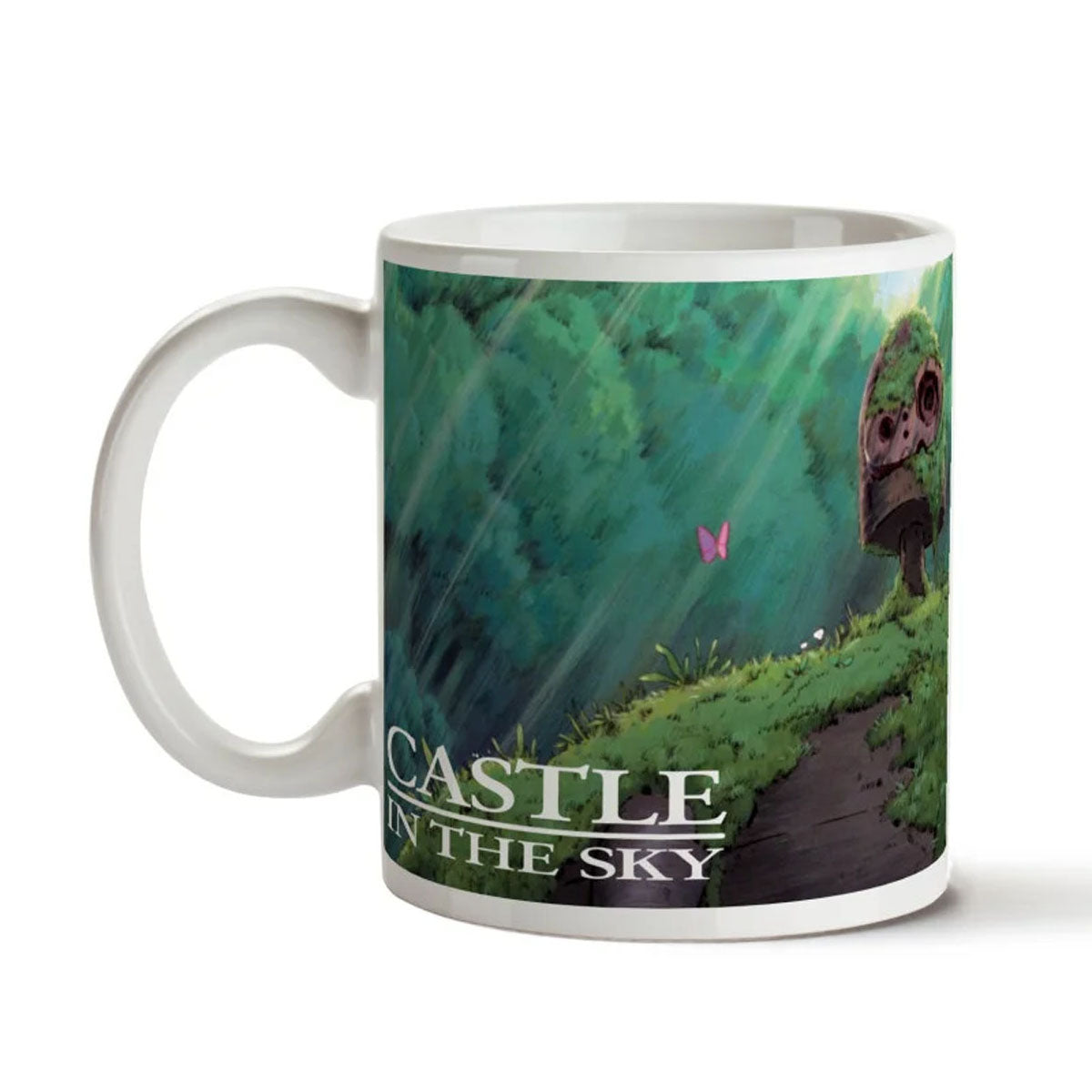 Castle in the Sky - Robotervogel & Ruine - Keramik Tasse - 340ml - Semic